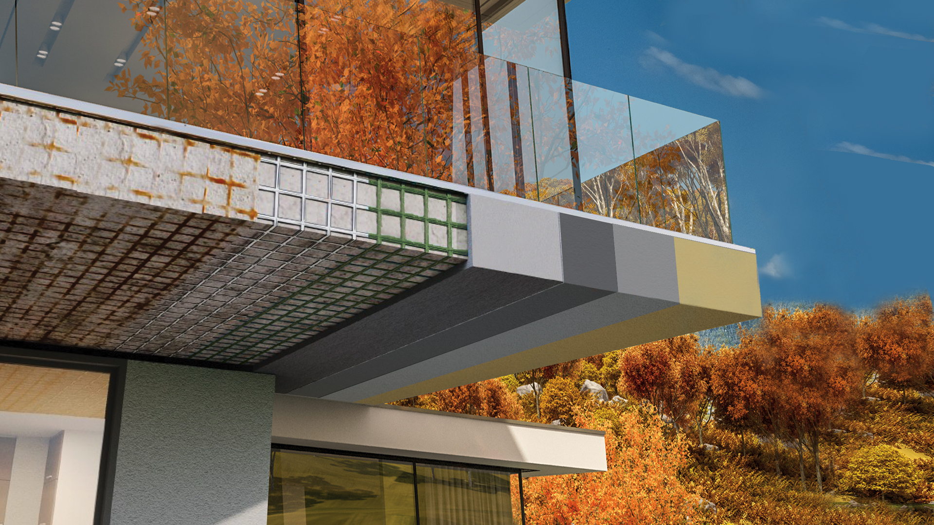 Ripristino e risanamento dei balconi