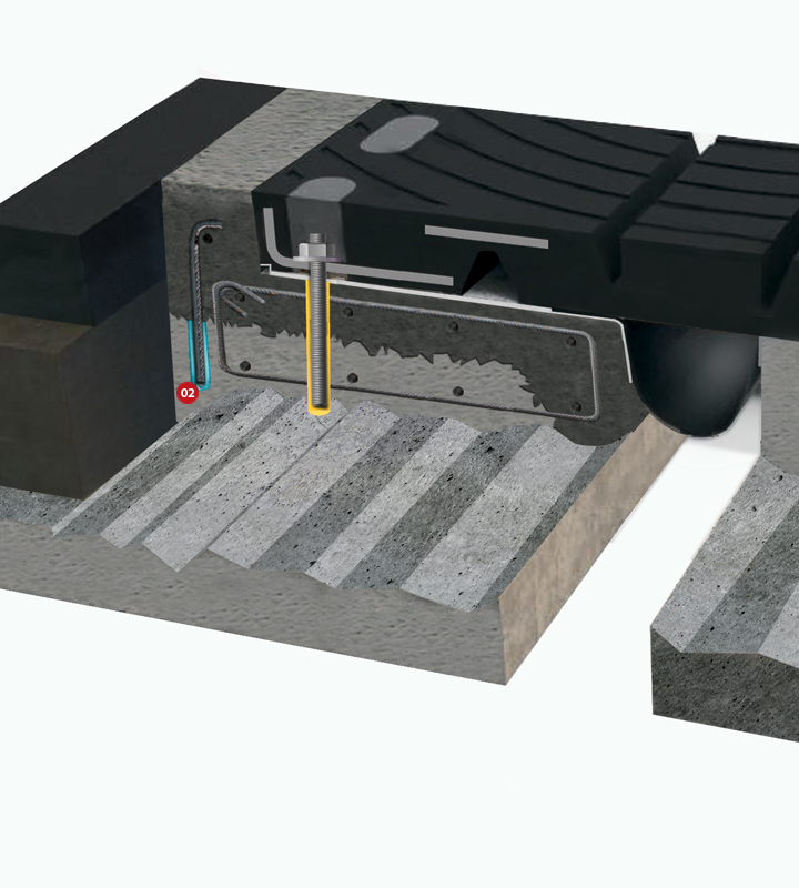 Ancoraggio barre e tirafondi