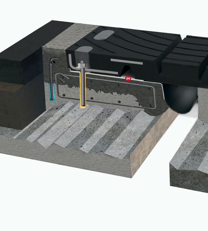 Incollaggio della scossalina ed allettamento del giunto