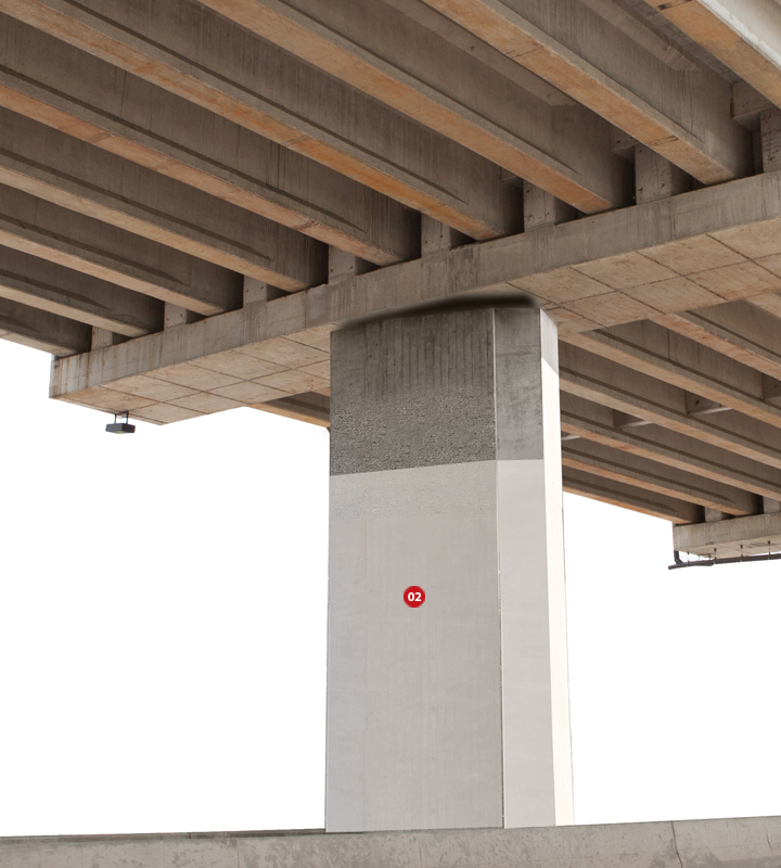 Intervention with two coats of paint