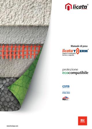 licatatherm manuale di posa